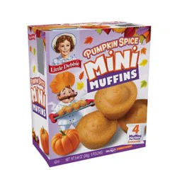 Little Debbie Mini Muffins Pumpkin Spice Carton 8.44 Oz - 8.44 Oz