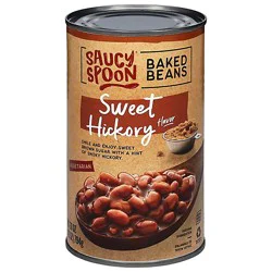 Saucy Spoon Crafted With Sweet Hickory Flavor Baked Beans - 28 Oz