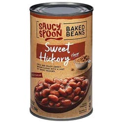 Saucy Spoon Crafted With Sweet Hickory Flavor Baked Beans - 28 Oz