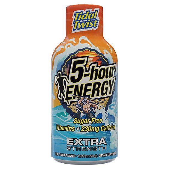 slide 1 of 1, 5-Hour Energy Shot, Extra Strength, Tidal Twist, 1.93 Oz. - 1.93 Fz, 1.93 fl oz