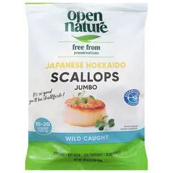 Open Nature Hokkaido Jumbo Sea Scallops - 16 Oz