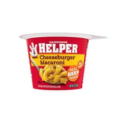 Hamburger Helper Pasta Cheeseburger Macaroni, Microwave Cup, 2 Oz. - 2 Oz