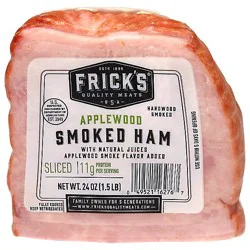 Fricks Applewood Smoked Ham Quarter Sliced - 24 Oz