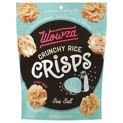 Wowza Sea Salt Rice Crisps 3.5oz - 3.5 Oz