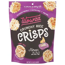 Wowza Korean Bbq Rice Crisps 3.5oz - 3.5 Oz