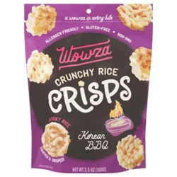 Wowza Korean Bbq Rice Crisps 3.5oz - 3.5 Oz