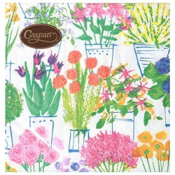 Flower Market Cocktail Napkin - Ea