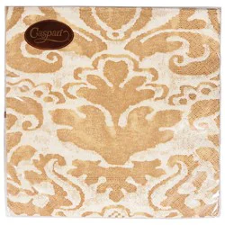 Caspari Palazzo Ivory Luncheon Napkin - 20 Ct