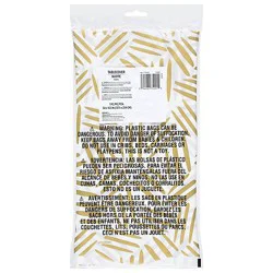 Tablecover Gold Motifs Plastic 54x102 - 1 Ct