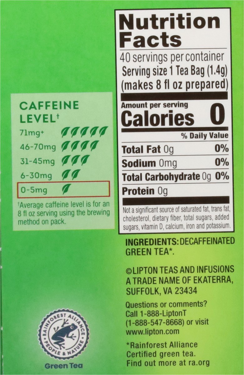 slide 8 of 13, Lpt Decaf Green Tea 40ct - 40 Ct, 40 ct