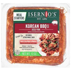Isernios Korean Bbq Diced Pork 12oz - 12 Oz