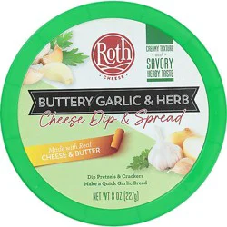Roth Buttery Garlic & Herb Dip & Spread - 8 Oz