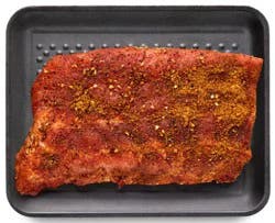 Pork Back Ribs Cajun Seasoning - Lb