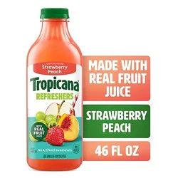 Tropicana Strawberry Peach Juice - 46 Fl. Oz.