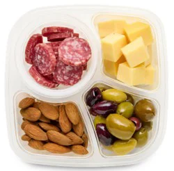 Readymeals Olive Almond Salami Cheese Quad - Ready2eat - Ea