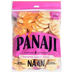 Panaji Roasted Garlic Naan Minis - 17.6 Oz