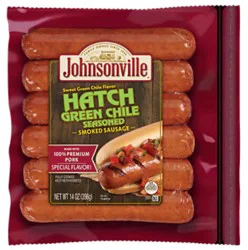 Johnsonville Cooked Hatch Green Chile Smoked Sausage 14oz - 14 Oz