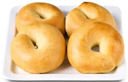 Plain Bagels 4 Count - Ea