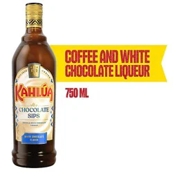 Kahlua Chocolate Sips White Chocolate 750 Ml - 750 Ml