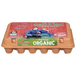 Wilcox Eggs Organic Lrg Brown Free Range 24ct - 24 Ct