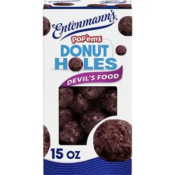 Entenmanns Popems Devils Food Glazed Donut Holes - 15 Oz