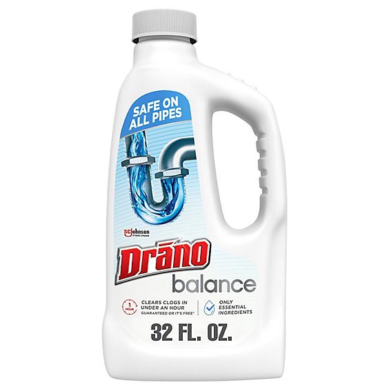 slide 1 of 1, Drano Balance Clog Remover 32 Fl Oz - 32 Fz, 32 fl oz