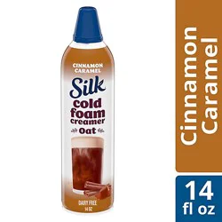 Silk Cold Foam Creamer Cinnamon Caramel 14 Oz - 14 Oz