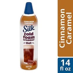 Silk Cold Foam Creamer Cinnamon Caramel 14 Oz - 14 Oz