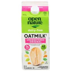 Opn Nat Original Unsweetened Oatmilk 64 Fz - 64 Fz