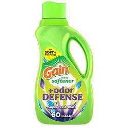 Gain Ultra Liquid Fabric Softener Plus Odor Defense Super Fresh Blast - 44 Fl. Oz. - 44 Fz