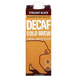 Wandering Bear Decaf Cold Brew Black Coffee - 32 Fz
