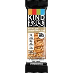 Kind Protein Max Sweet & Salty Caramel Peanut Crisp Protein Bar - 2.2 Oz