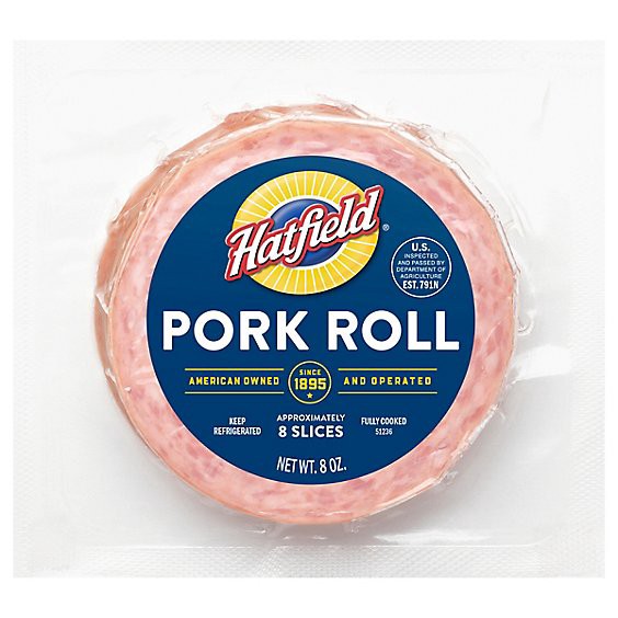 slide 1 of 1, Hatfield Pork Roll 8 Oz - 8 Oz, 8 oz