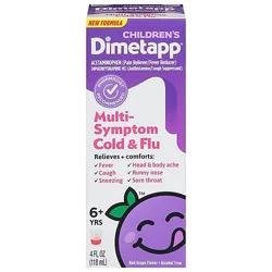 Children's Dimetapp Multi-Symptom Cold & Flu - 4 Fz