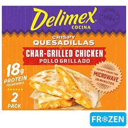 Delimex Char Grilled Chicken Quesadillas 8 Oz - 8 Oz