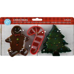 R&m Cmas Cookie Cutter Set - 3 Ct