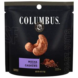 Columbus Mocha Cashews - 4 Oz