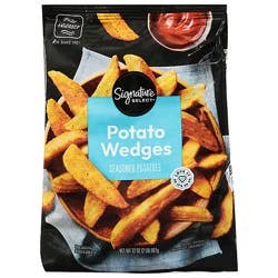 Signature Select Potato Wedges Seasoned 32 Oz - 32 Oz