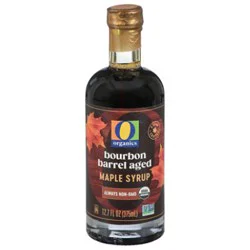 O Organics Syrup Maple Bourbon Barrel Aged - 12.7 Oz