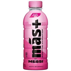 Mas+ By Messi Miami Punch Bottle - 16.9 Fl. Oz.