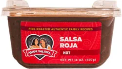 Amor Salsita Salsa Roja Hot 14oz - 14 Oz