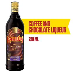 Kahlua Chocolate Sips Smooth Chocolate 750 Ml - 750 Ml