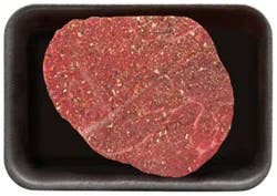 Beef Top Round Steak Savory Monterey Seasoning - Lb