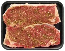 Beef Ny Strip Steak Savory Monterey Seasoning - Lb