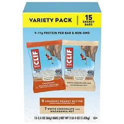 Clif White Choc/peanut Butter Variety Pack 15-2.4oz - 15-2.4 Oz