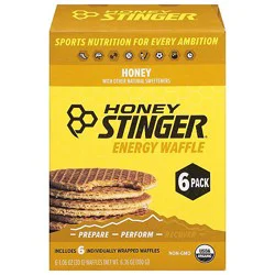 Honey Stinger Waffles Honey 6-1.06oz - 6-1.06 Oz