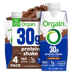 Orgain 30g Protein Chocolate 4-11fz - 4-11 Fz