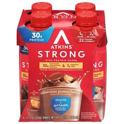 Atkins Strong Chocolate Peanut Butter Ready To Drink - 4-11 Fl, Oz.