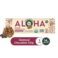 Aloha Plant Based Protein Bar Oatmeal Chocolate Chip 1.98oz - 1.98 Oz