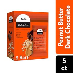 Rxbar Nut Butter And Oat Protein Bars Dark Chocolate Peanut Butter Protein Snacks 5 Count - 9.7 Oz